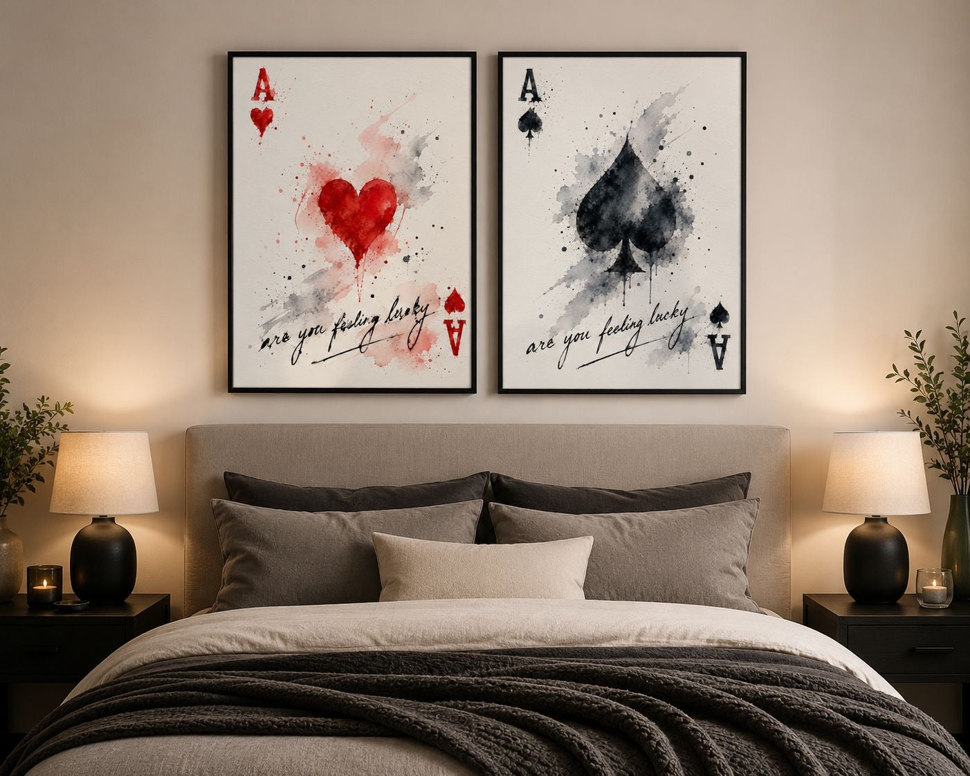 Lucky Aces Wall Art