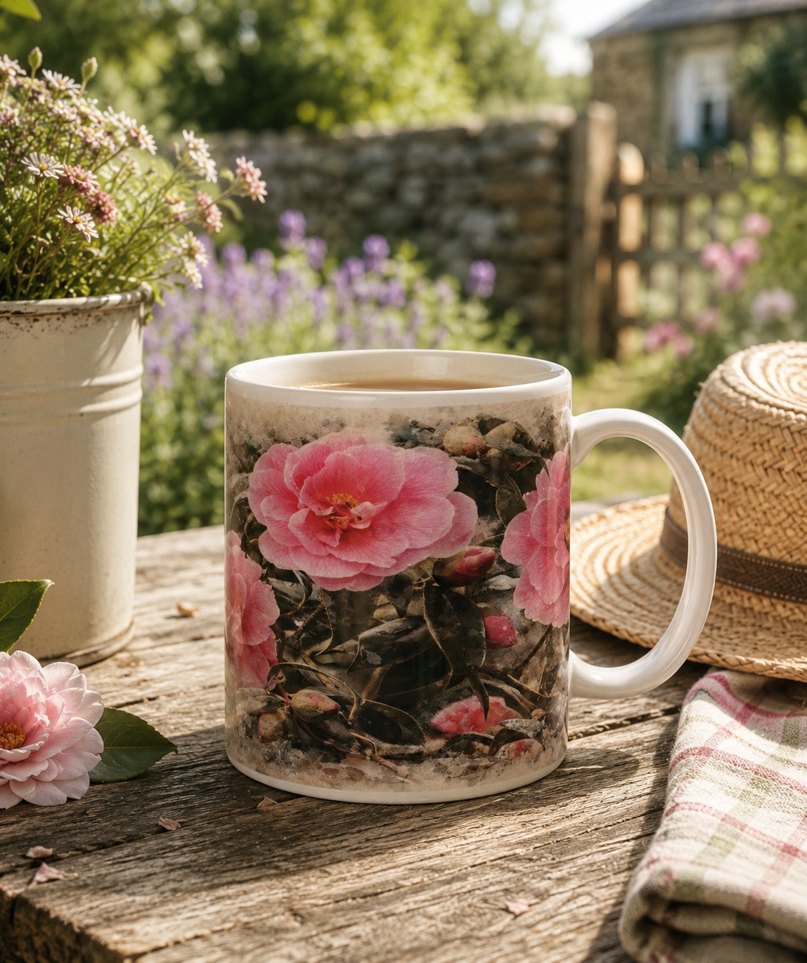 Camellia Flower Mug