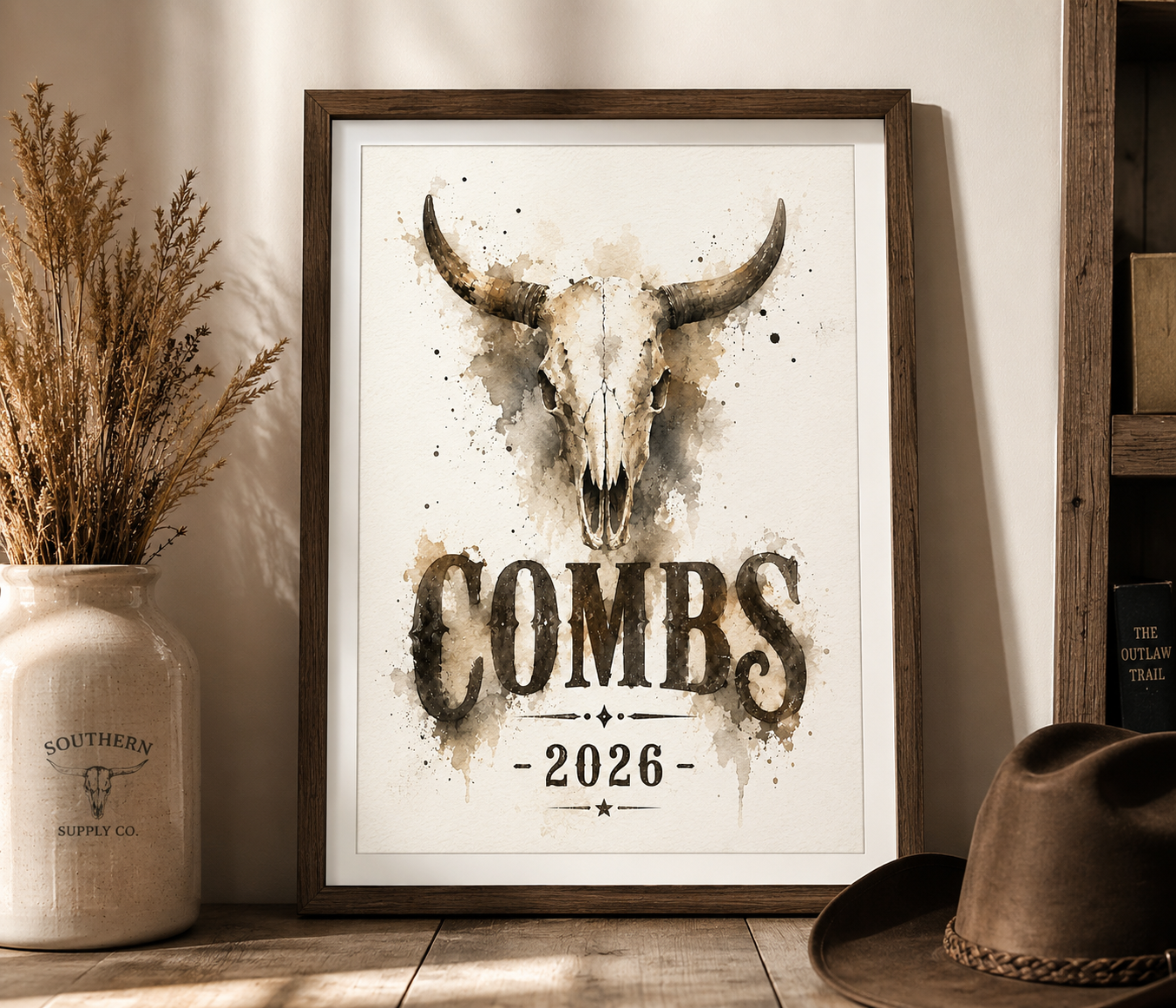 Luke Combs Inspired Wall Art