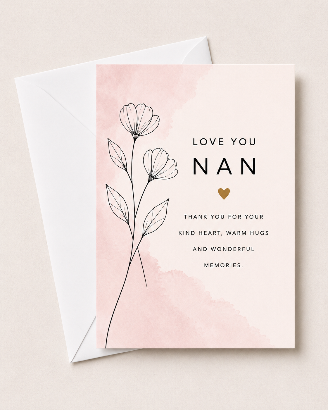 Marble & Floral Cards For Various Relatives