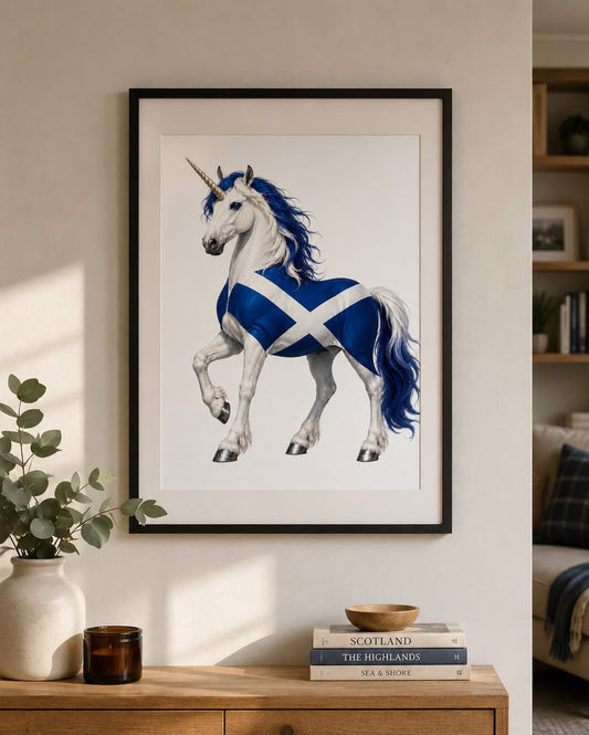 Scottish Unicorn Wall Art