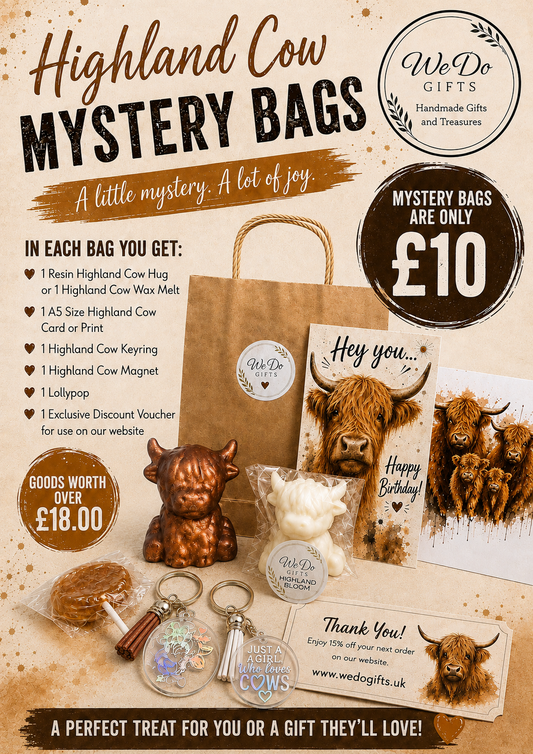 Highland Cow Mystery Bags