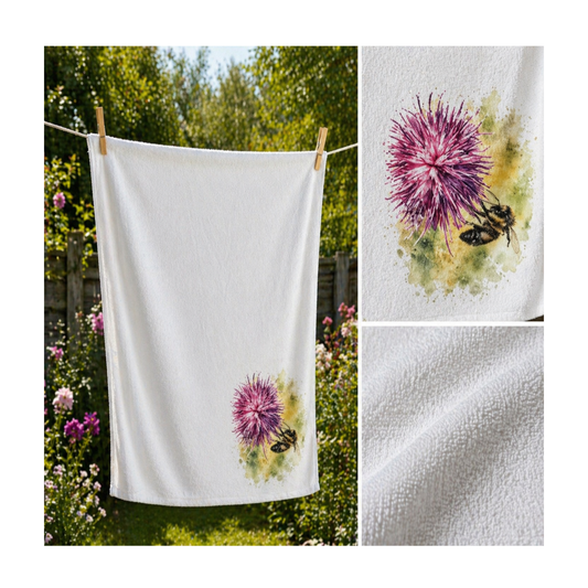 Honey Bee Tea Towel
