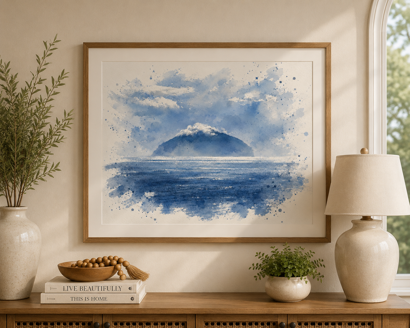 Ailsa Craig Watercolour Print