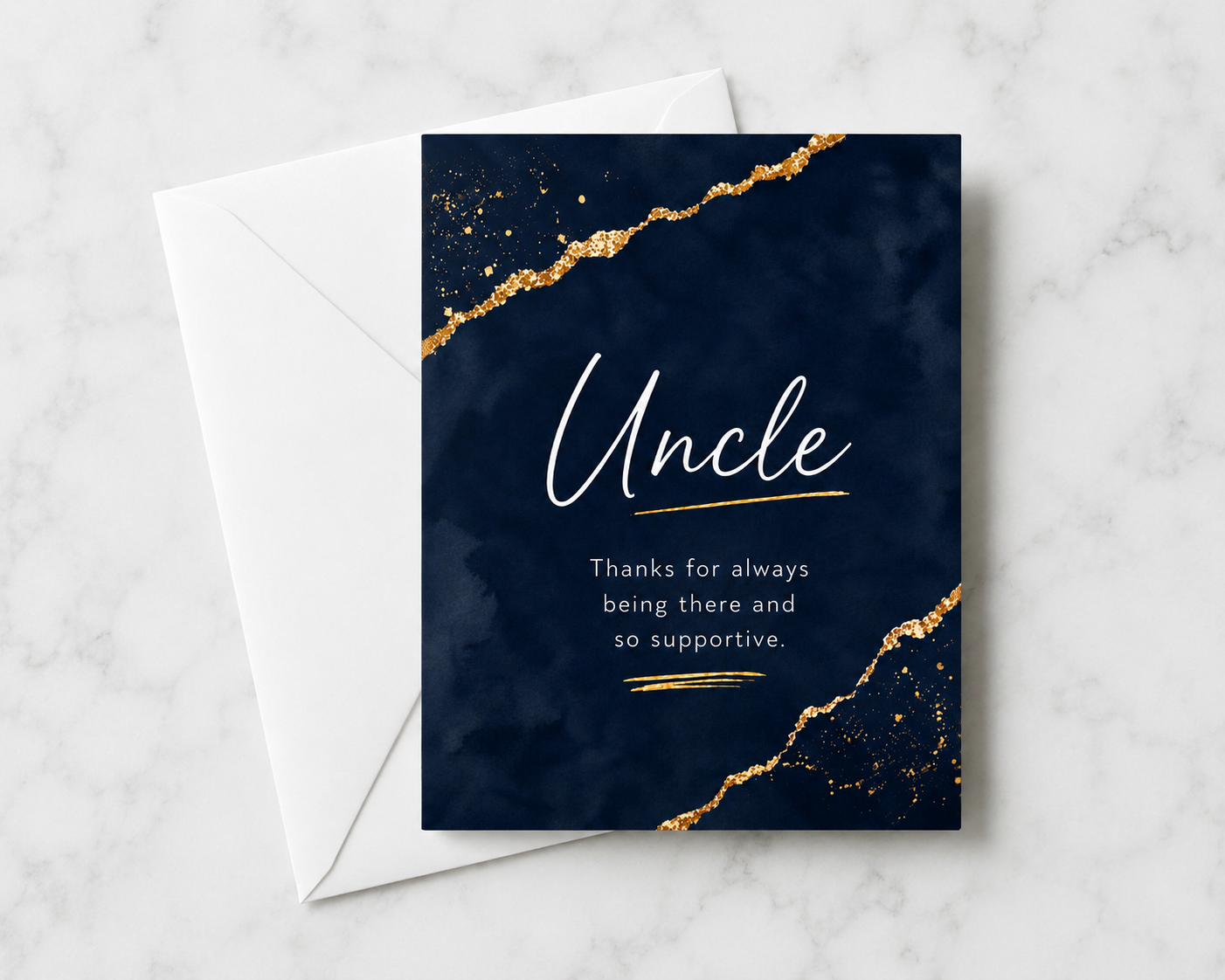 Marble & Floral Cards For Various Relatives