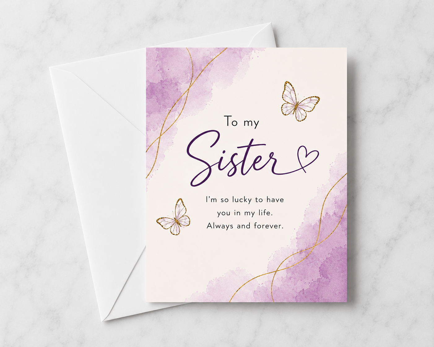 Marble & Floral Cards For Various Relatives