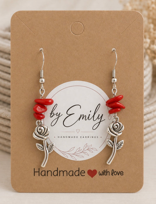 Red Stone & Rose