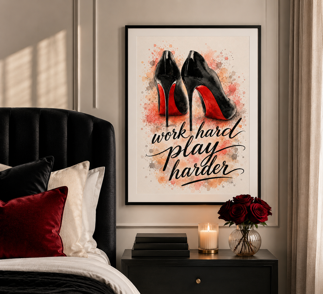 Red Bottom Heels Art Prints