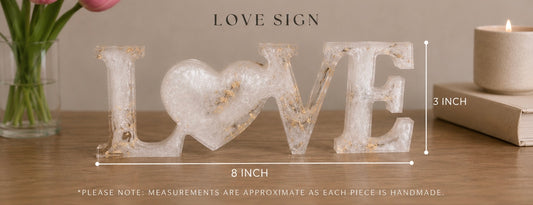 Resin Word Signs