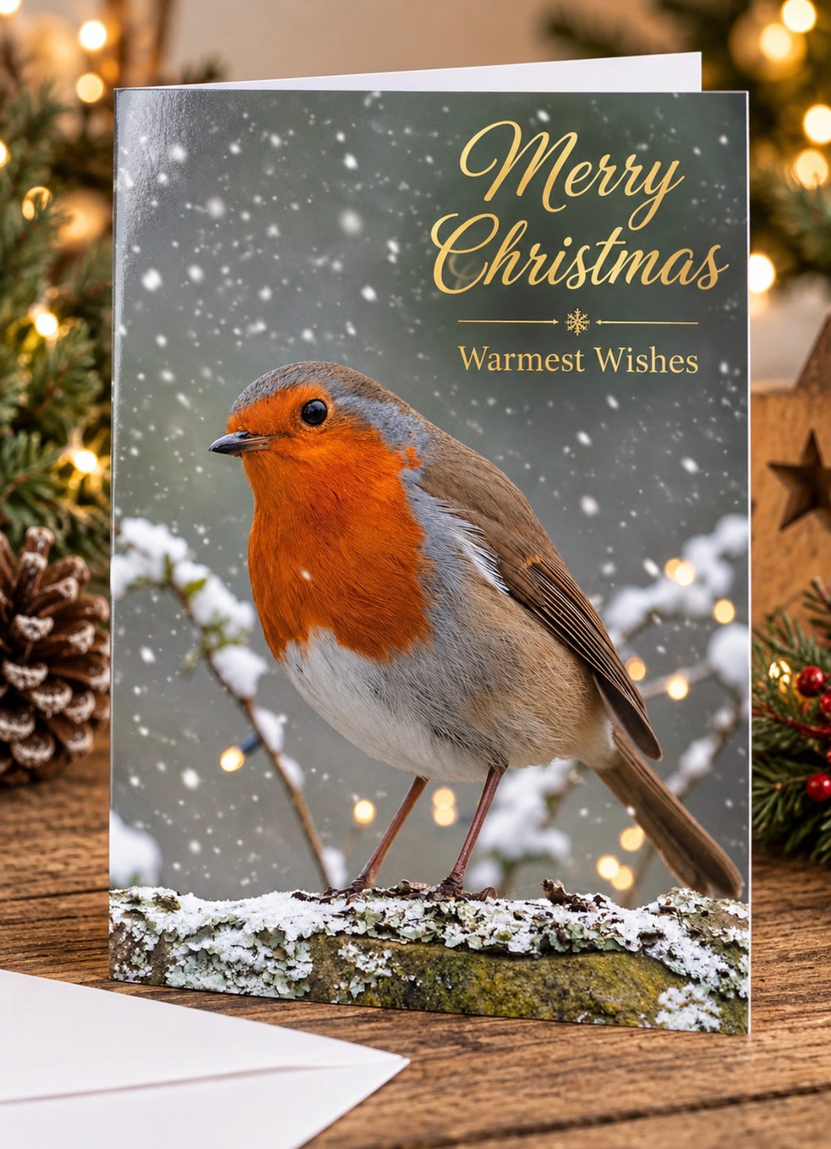Robin Christmas Card