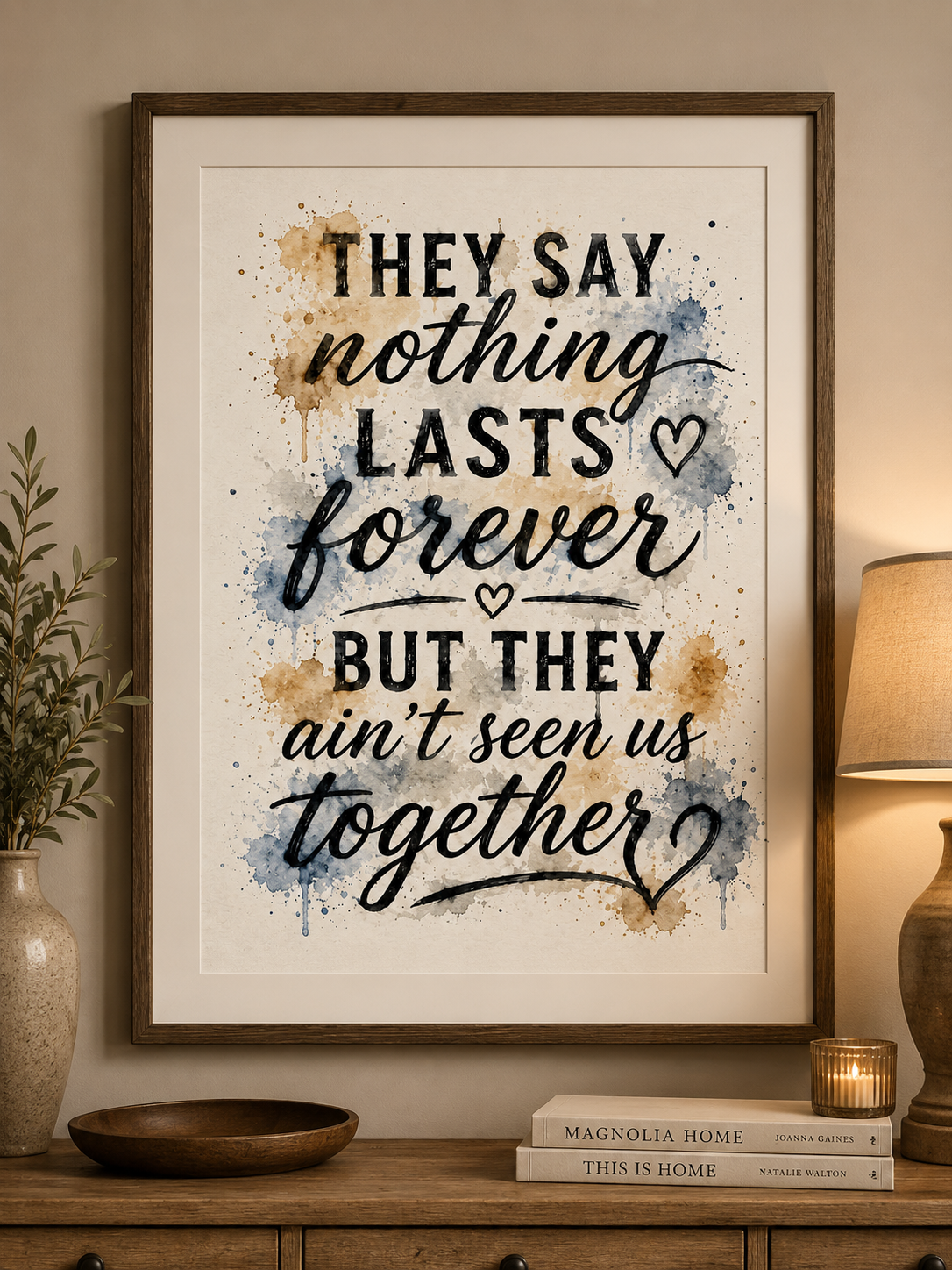 Country Music Lyric Inspired Art Prints