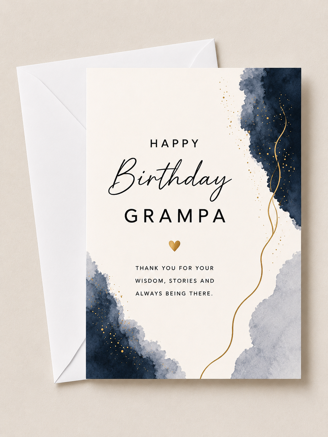 Marble & Floral Cards For Various Relatives