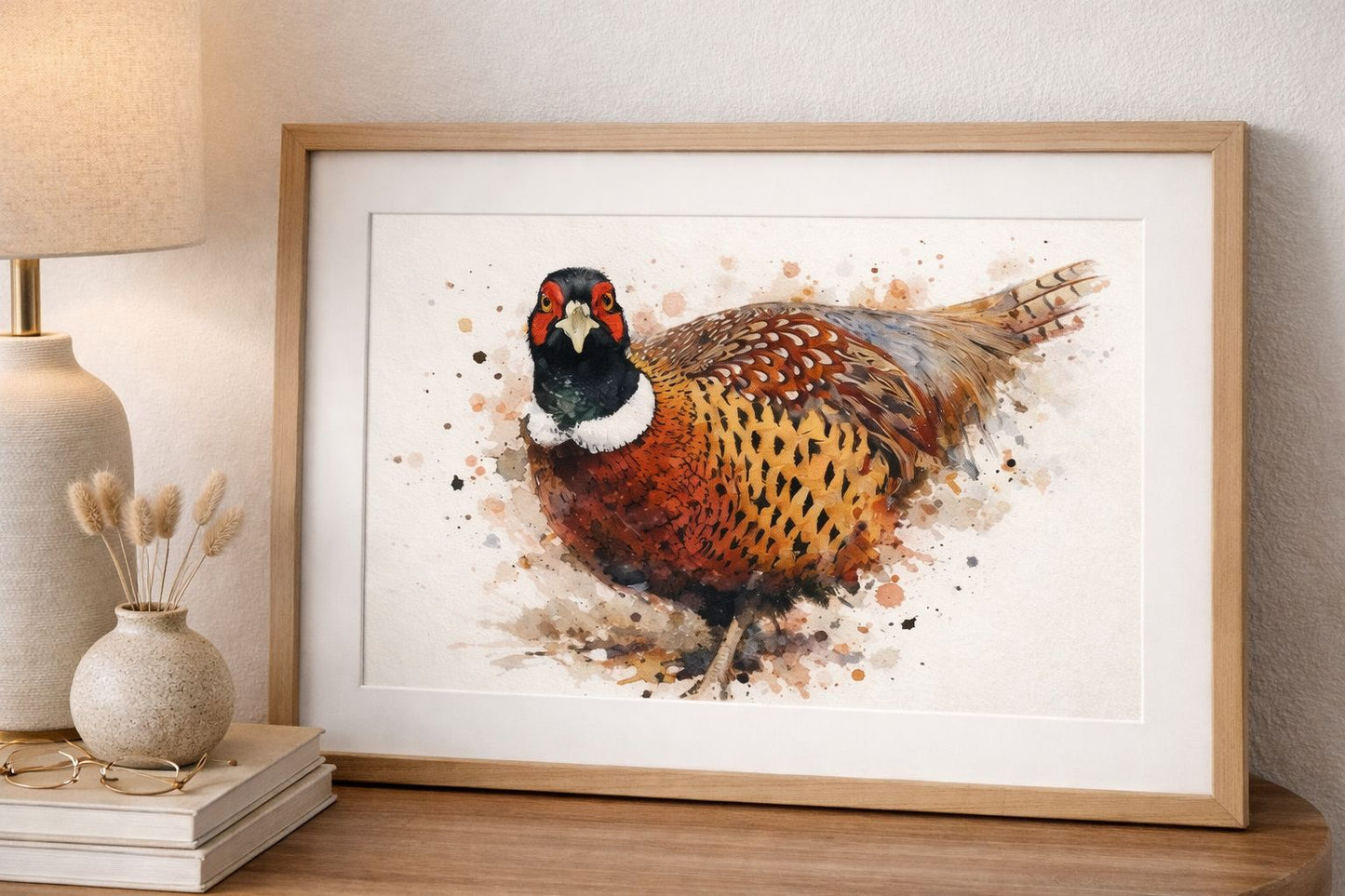 Pheasant Watercolour Art Print
